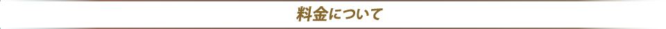 料金について